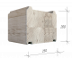 Клееный брус 250x200 профилированный
